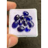 High Quality Natural Thailand Blue Sapphire Rose Cut Oval Shape Cabochons Gemstone For Jewelry