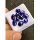 High Quality Natural Thailand Blue Sapphire Rose Cut Oval Shape Cabochons Gemstone For Jewelry