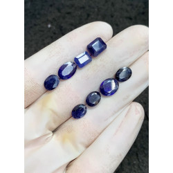 High Quality Natural Blue Sapphire Faceted Cut Mix Shape Gemstone For Jewelry