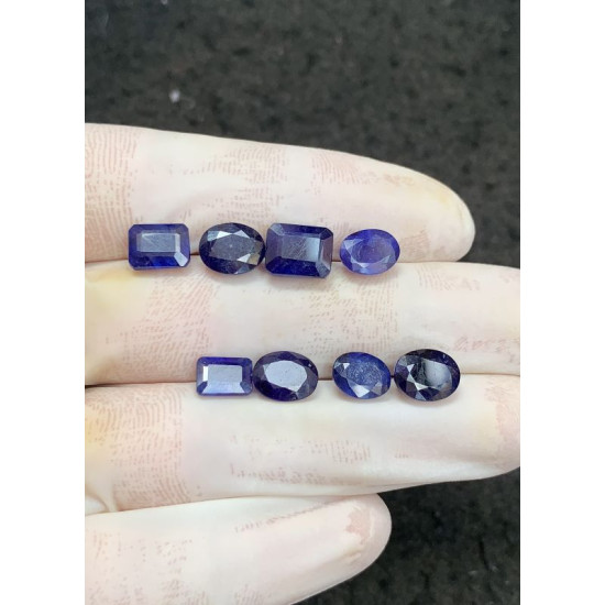 High Quality Natural Blue Sapphire Faceted Cut Mix Shape Gemstone For Jewelry