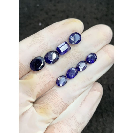 High Quality Natural Blue Sapphire Faceted Cut Mix Shape Gemstone For Jewelry