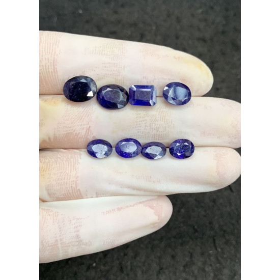 High Quality Natural Blue Sapphire Faceted Cut Mix Shape Gemstone For Jewelry