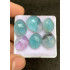 High Quality Natural Fluorite Rose Cut Fancy Shape Cabochons Gemstone For Jewelry