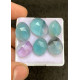 High Quality Natural Fluorite Rose Cut Fancy Shape Cabochons Gemstone For Jewelry