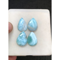 High Quality Natural Larimar Smooth Mix Shape Cabochons Gemstone For Jewelry