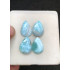 High Quality Natural Larimar Smooth Mix Shape Cabochons Gemstone For Jewelry