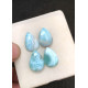 High Quality Natural Larimar Smooth Mix Shape Cabochons Gemstone For Jewelry