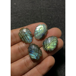 High Quality Natural Labradorite Hand Craved Briolette Leaf Shape Gemstone For Jewelry