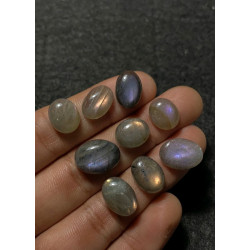 High Quality Natural Labradorite Smooth Oval Shape Cabochon Gemstone For Jewelry