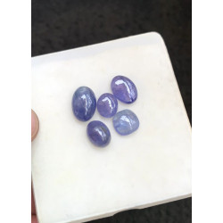 High Quality Natural Tanzanite Smooth Mix Shape Cabochons Gemstone For Jewelry