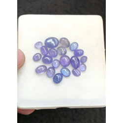 High Quality Natural Tanzanite Smooth Mix Shape Cabochons Gemstone For Jewelry