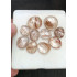 High Quality Natural Rutilated Quartz Rose Cut Fancy Shape Cabochons Gemstone For Jewelry