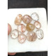 High Quality Natural Rutilated Quartz Rose Cut Fancy Shape Cabochons Gemstone For Jewelry