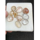 High Quality Natural Rutilated Quartz Rose Cut Fancy Shape Cabochons Gemstone For Jewelry