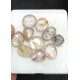 High Quality Natural Rutilated Quartz Rose Cut Fancy Shape Cabochons Gemstone For Jewelry