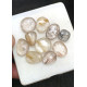 High Quality Natural Rutilated Quartz Rose Cut Fancy Shape Cabochons Gemstone For Jewelry