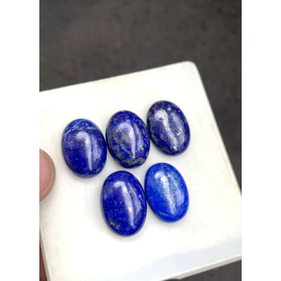 High Quality Natural Lapis Lazuli Smooth Oval Shape Cabochons Gemstone For Jewelry