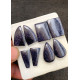 High Quality Natural Blue  Send Stone Smooth Pair Mix Shape Cabochons Gemstone For Jewelry