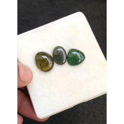 High Quality Natural Tourmaline Smooth Mix Shape Cabochons Gemstone For Jewelry