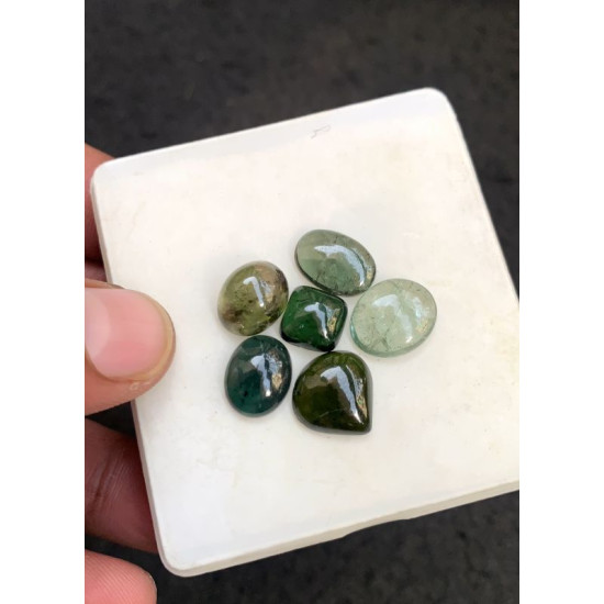 High Quality Natural Tourmaline Smooth Mix Shape Cabochons Gemstone For Jewelry