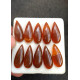 High Quality Natural Amber Smooth Pear Shape Cabochons Gemstone For Jewelry