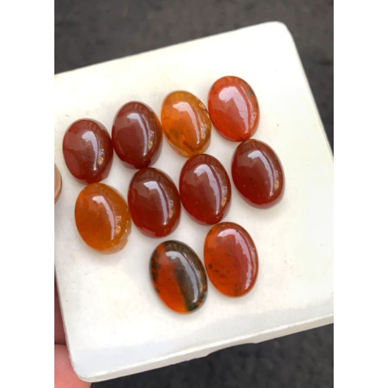 High Quality Natural Amber Smooth Oval Shape Cabochons Gemstone For Jewelry