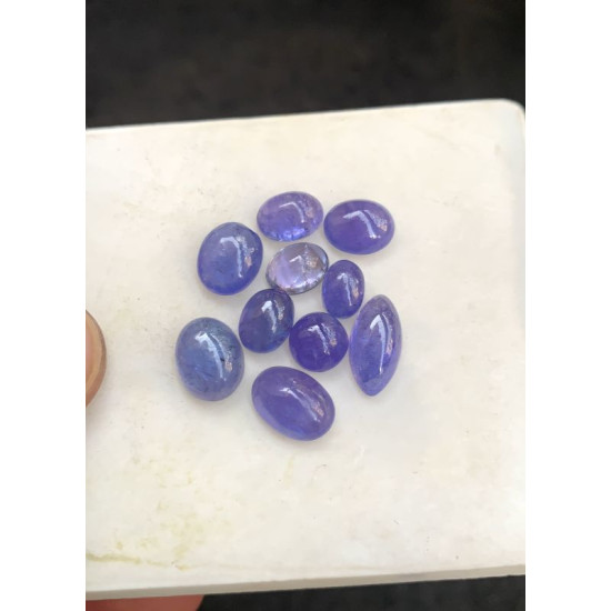 High Quality Natural Tanzanite Smooth Mix Shape Cabochons Gemstone For Jewelry