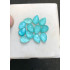 High Quality Arizona Turquoise and Crystal Doublet Rose Cut Pear Shape Cabochons Gemstone For Jewelry