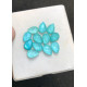 High Quality Arizona Turquoise and Crystal Doublet Rose Cut Pear Shape Cabochons Gemstone For Jewelry