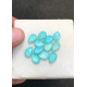 High Quality Arizona Turquoise and Crystal Doublet Rose Cut Pear Shape Cabochons Gemstone For Jewelry