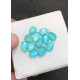 High Quality Arizona Turquoise and Crystal Doublet Rose Cut Pear Shape Cabochons Gemstone For Jewelry