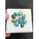 High Quality Natural Tibetan Turquoise Smooth Mix Shape Cabochons Gemstone For Jewelry