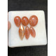 High Quality Natural Sunstone Smooth Mix Shape Cabochons Gemstone For Jewelry