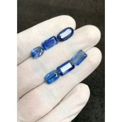 High Quality Natural Blue Kyanite Faceted Cut Rectangle Shape Gemstone For Jewelry