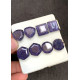 High Quality Natural Blue Send Stone and Crystal Doublet Step Cut Pair Mix Shape Cabochons Gemstone For Jewelry