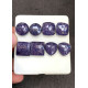 High Quality Natural Blue Send Stone and Crystal Doublet Step Cut Pair Mix Shape Cabochons Gemstone For Jewelry