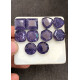 High Quality Natural Blue Send Stone and Crystal Doublet Step Cut Pair Mix Shape Cabochons Gemstone For Jewelry