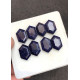 High Quality Natural Blue Send Stone Step Cut Hexagon Shape Cabochons Gemstone For Jewelry