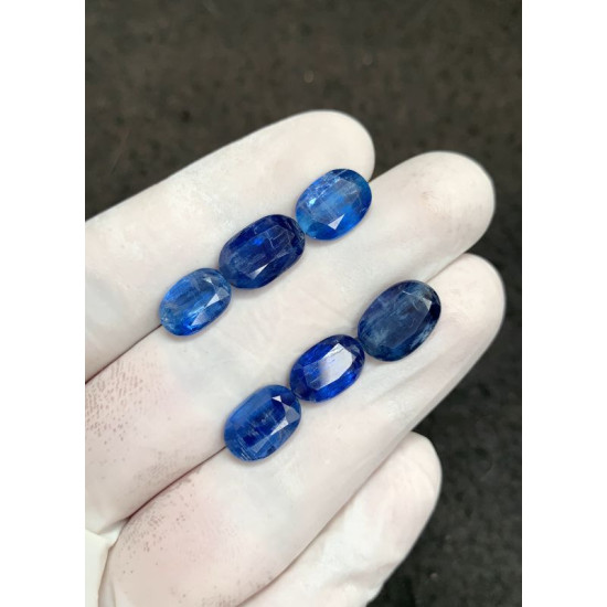 High Quality Natural Blue Kyanite Faceted Cut Oval Shape Gemstone For Jewelry