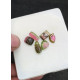 High Quality Natural Watermelon Tourmaline Hand Craved Mix Shape Cabochons Gemstone For Jewelry