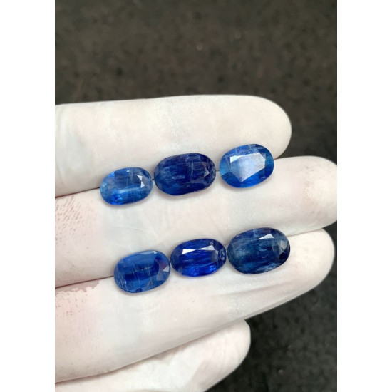 High Quality Natural Blue Kyanite Faceted Cut Oval Shape Gemstone For Jewelry