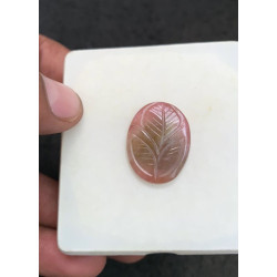 High Quality Natural Watermelon Tourmaline Hand Craved Mix Shape Cabochons Gemstone For Jewelry