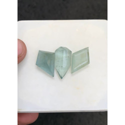 High Quality Natural Aquamarine Step Cut Fancy Shape Cabochons Gemstone For Jewelry