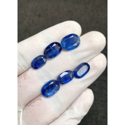 High Quality Natural Blue Kyanite Faceted Cut Oval Shape Gemstone For Jewelry