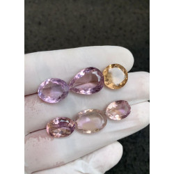 High Quality Natural Ametrine Faceted Cut Mix Shape Gemstone For Jewelry