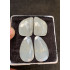 High Quality Natural White Moonstone Rose Cut Pair Fancy Shape Cabochons Gemstone For Jewelry