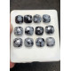 High Quality Natural Snow Flake Obsidian Rose Cut Cushion Shape Cabochons Gemstone For Jewelry