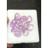 High Quality Natural Amethyst Rose Cut Fancy Shape Cabochons Gemstone For Jewelry