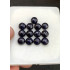 High Quality Blue Send Stone Smooth Round Shape Cabochons Gemstone For Jewelry