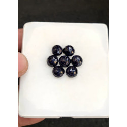 High Quality Blue Send Stone Rose Cut Round Shape Cabochons Gemstone For Jewelry